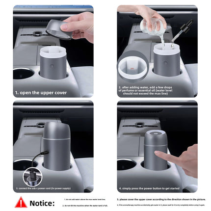 Portable Aroma Diffuser with ambient light