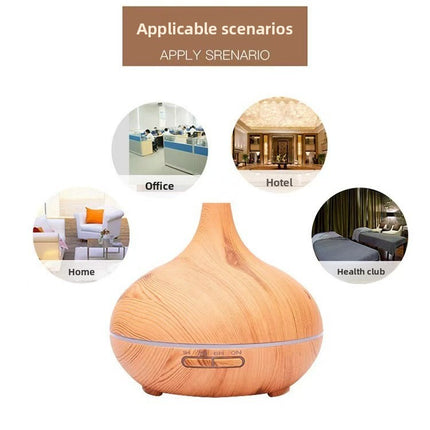 Wood Grain Gourd Aromatherapy Diffuser