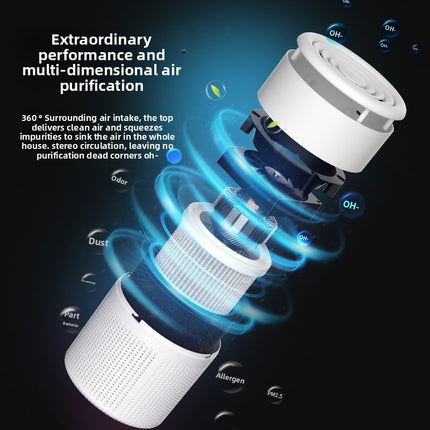 Portable Desktop Air Purifier with HEPA Filter