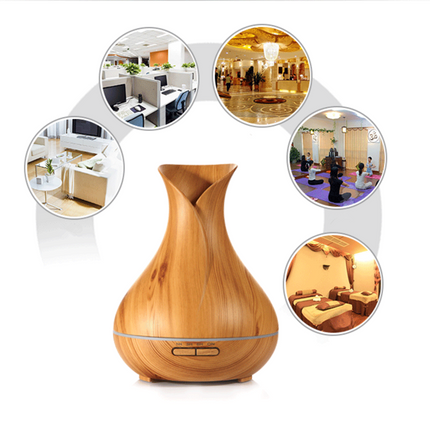 Wood Grain Vase Aromatherapy Diffuser